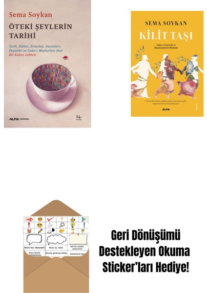 Öteki Şeylerin Tarihi + Kilit Taşı + Okuma Sticker'ları
