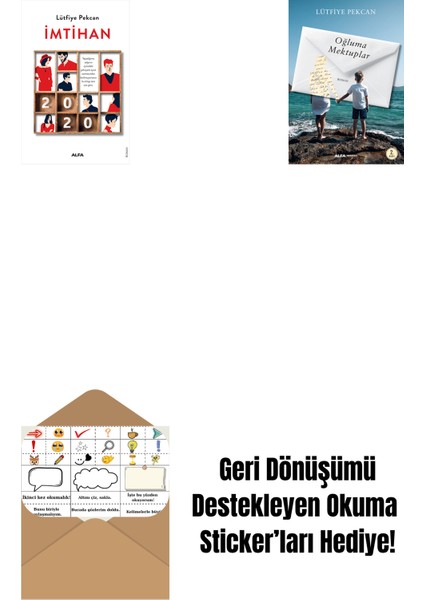 Vurgun + Imtihan + Oğluma Mektuplar + Okuma Sticker'ları