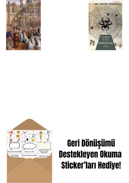 1002. Gece Öyküsü + Örümcek Ağı + Okuma Sticker'ları