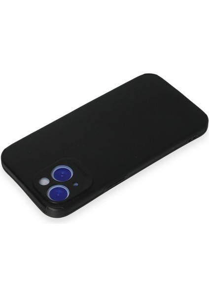 Newface iPhone 15 Kılıf Loop Deri Silikon - Siyah