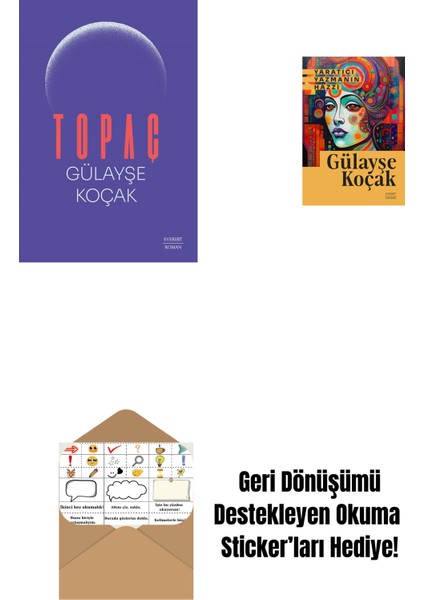 Topaç + Yaratıcı Yazmanın Hazzı + Okuma Sticker'ları
