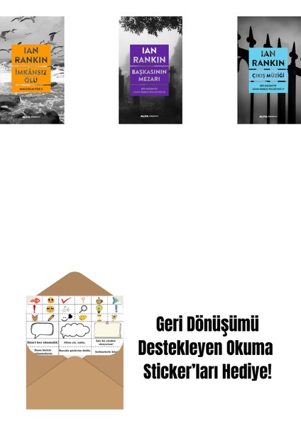 Imkânsız Ölü + Başkasının Mezarı + Çıkış Müziği + Okuma Sticker'ları