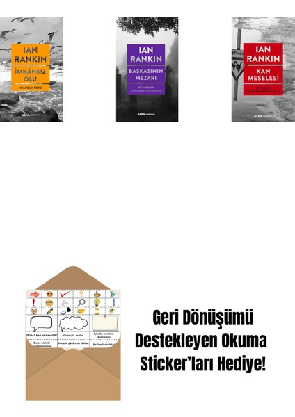 Imkânsız Ölü + Başkasının Mezarı + Kan Meselesi + Okuma Sticker'ları
