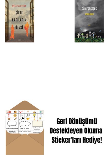 Çifte Kapıların Ötesi + Siyah Koku + Okuma Sticker'ları