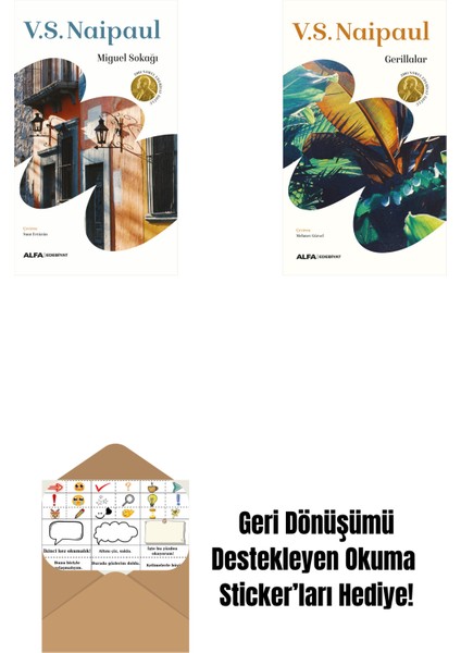 Miguel Sokağı + Gerillalar + Okuma Sticker'ları
