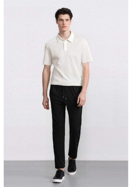 Yazlık Jogger Pantolon Beli Bağcıklı Cepli D5966AX25SP