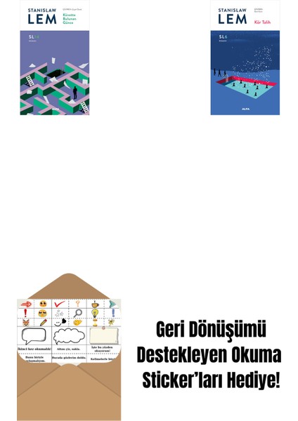 Küvette Bulunan Günce (SL14) + Kör Talih (Sl6) + Okuma Sticker'ları