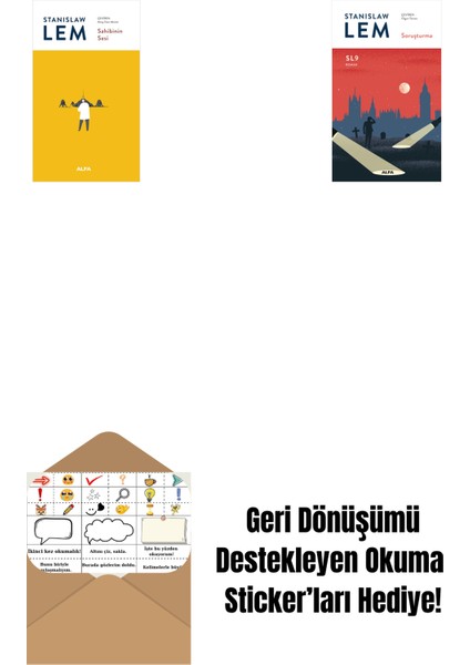Sahibinin Sesi + Soruşturma (Sl9) + Okuma Sticker'ları