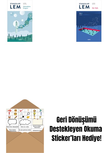 Gelecekbilim Kongresi (Sl7) + Kör Talih (Sl6) + Okuma Sticker'ları