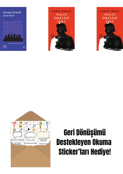 Everest Açıkhava 24 - Denemeler + Wigan Iskelesi Yolu (Ciltli) + Wigan Iskelesi Yolu + Okuma Sticker'ları