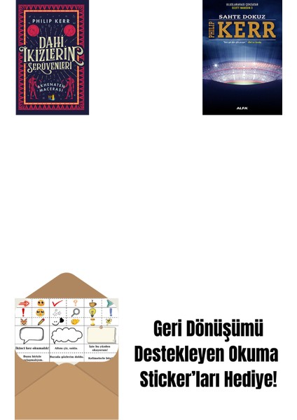 Dahi Ikizlerin Serüvenleri - Akhenaten Macerası + Sahte Dokuz + Okuma Sticker'ları