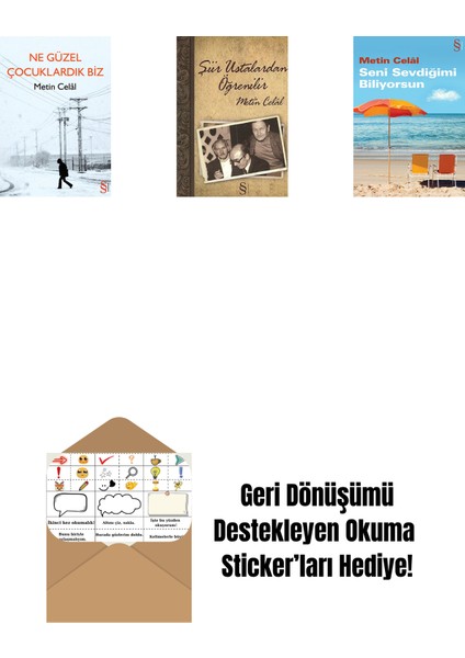 Ne Güzel Çocuklardık Biz + Şiir Ustalardan Öğrenilir + Seni Sevdiğimi Biliyorsun + Okuma Sticker'ları