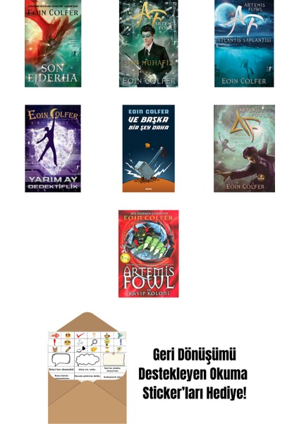 Eoin Colfer 7 Kitap Set + Okuma Sticker'ları