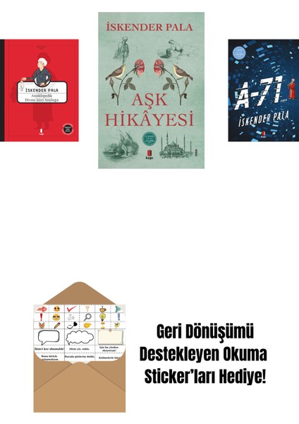 Ansikolopedik Divân Şiiri Sözlüğü (Ciltli) + Aşk Hikâyesi + A-71 + Okuma Sticker'ları