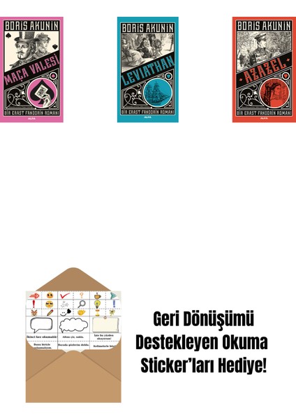 Maça Valesi + Leviathan + Azazel + Okuma Sticker'ları