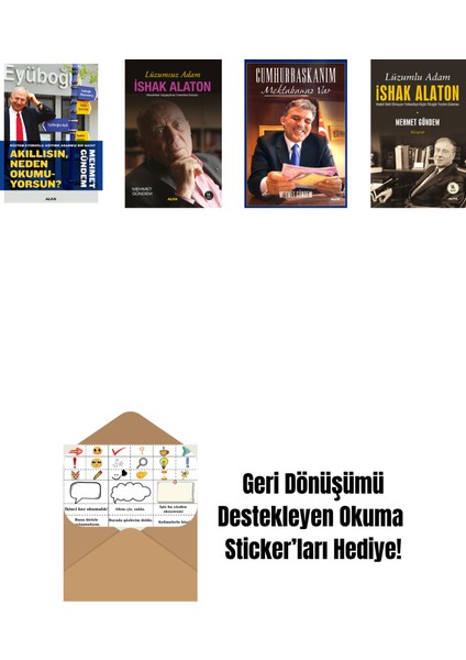 Mehmet Gündem 4 Kitap Set + Okuma Sticker'ları