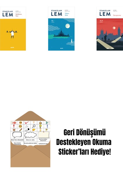 Sahibinin Sesi + Yukarı Kale (SL11) + Soruşturma (Sl9) + Okuma Sticker'ları