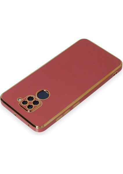 Newface Xiaomi Redmi Note 9 Kılıf Volet Silikon - Kırmızı modelleri