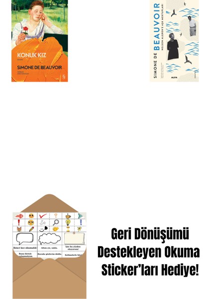 Konuk Kız + Nelson Algren'e Aşk Mektupları + Okuma Sticker'ları