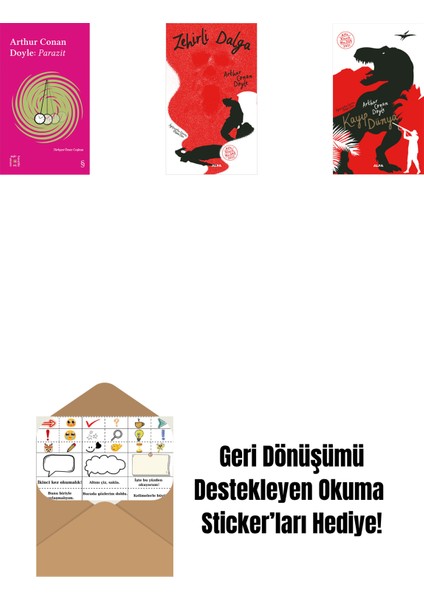 Everest Açıkhava 37 - Parazit + Zehirli Dalga + Kayıp Dünya + Okuma Sticker'ları