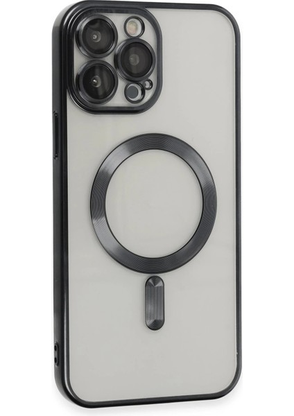 Newface iPhone 15 Pro Max Kılıf Kross Magneticsafe Kapak - Siyah