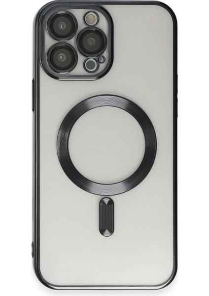 Newface iPhone 15 Pro Max Kılıf Kross Magneticsafe Kapak - Siyah
