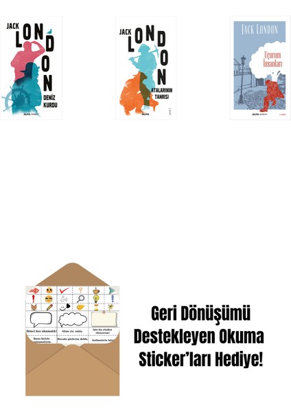 Deniz Kurdu + Atalarının Tanrısı + Uçurum Insanları + Okuma Sticker'ları