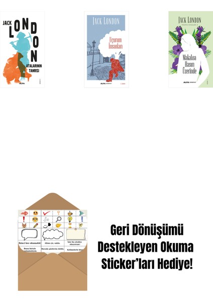 Atalarının Tanrısı + Uçurum Insanları + Makaloa Hasırı Üzerinde + Okuma Sticker'ları