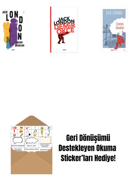 Buzun Çocukları + Demir Ökçe + Uçurum Insanları + Okuma Sticker'ları