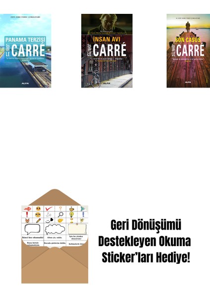 Panama Terzisi + Insan Avı + Son Casus + Okuma Sticker'ları