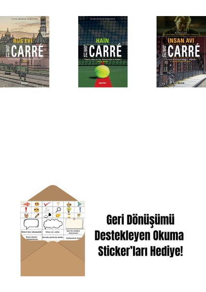 Rus Evi + Hain + Insan Avı + Okuma Sticker'ları