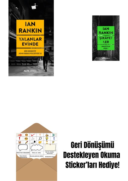 Yalanlar Evinde + Şikâyetler + Okuma Sticker'ları
