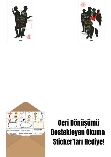 Sherlock Holmes’un Vaka Kitabı + Sherlock Holmes - Korku Vadisi + Okuma Sticker'ları