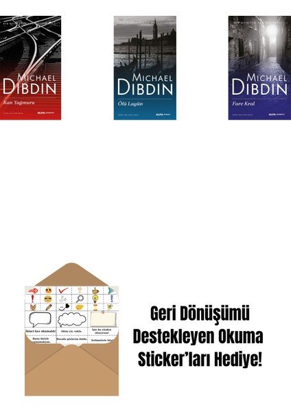 Kan Yağmuru + Ölü Lagün + Fare Kral + Okuma Sticker'ları