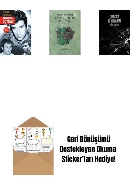 Darağacında Üç Fidan (Ciltli) + Gözyaşının Çağrısı + Çıkmak Için Bu Karanlıktan + Okuma Sticker'ları