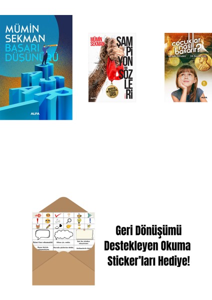 Başarı Düşünürü + Şampiyon Sözleri + Çocuklar Nasıl Başarır? + Okuma Sticker'ları