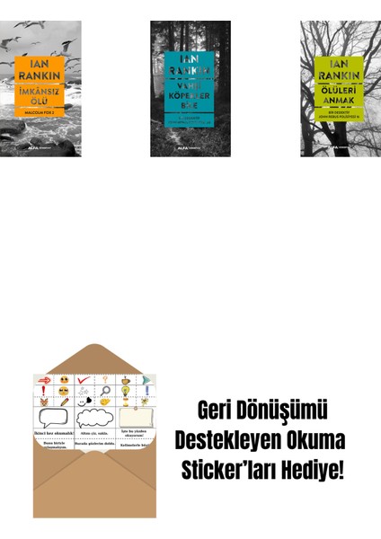 Imkânsız Ölü + Vahşi Köpekler Bile + Ölüleri Anmak + Okuma Sticker'ları