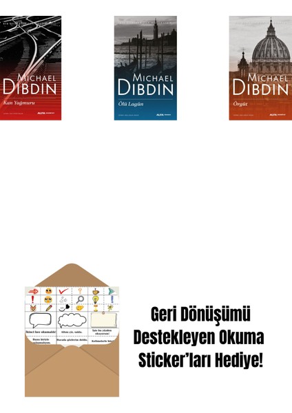 Kan Yağmuru + Ölü Lagün + Örgüt + Okuma Sticker'ları