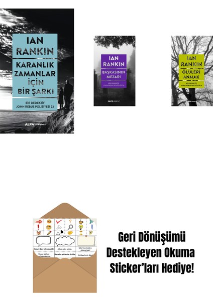 Karanlık Zamanlar Için Bir Şarkı + Başkasının Mezarı + Ölüleri Anmak + Okuma Sticker'ları