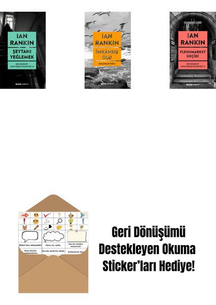 Şeytanı Yeğlemek + Imkânsız Ölü + Fleshmarket Geçidi + Okuma Sticker'ları