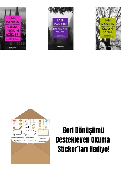 Gölge Incil'in Azizleri + Başkasının Mezarı + Ölüleri Anmak + Okuma Sticker'ları