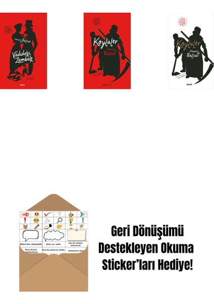 Vadideki Zambak (Ciltli) + Köylüler (Ciltli) + Köylüler + Okuma Sticker'ları