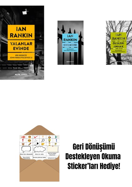 Yalanlar Evinde + Çıkış Müziği + Ölüleri Anmak + Okuma Sticker'ları