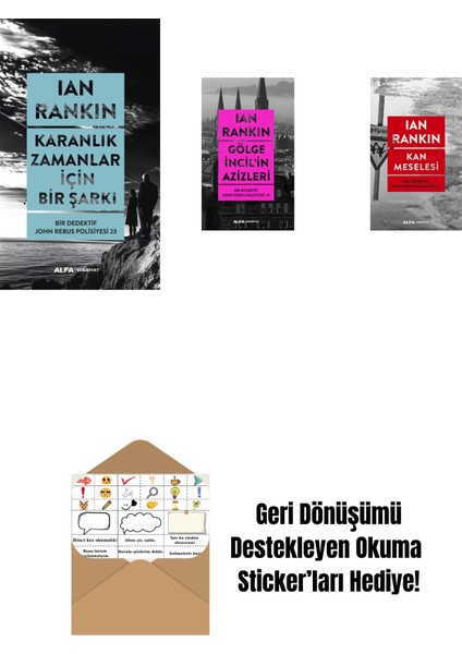 Karanlık Zamanlar Için Bir Şarkı + Gölge Incil'in Azizleri + Kan Meselesi + Okuma Sticker'ları