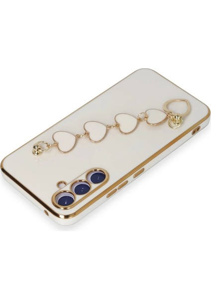 Newface Samsung Galaxy A54 5g Kılıf Esila Silikon - Beyaz modelleri