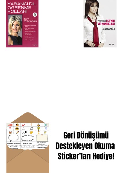 Yabancı Dil Öğrenme Yolları + Ece'nin Vıp Konukları + Okuma Sticker'ları
