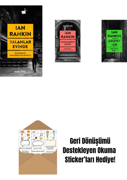 Yalanlar Evinde + Fleshmarket Geçidi + Şikâyetler + Okuma Sticker'ları