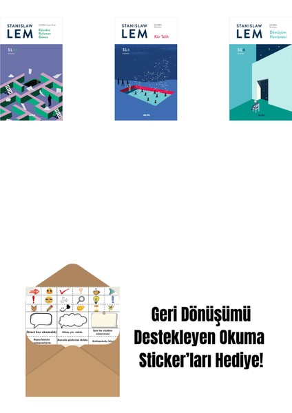Küvette Bulunan Günce (SL14) + Kör Talih (Sl6) + Dönüşüm Hastanesi (Sl4) + Okuma Sticker'ları