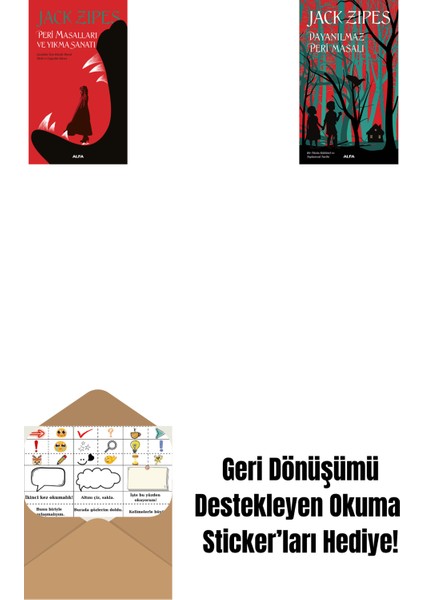 Peri Masalları ve Yıkma Sanatı + Dayanılmaz Peri Masalı + Okuma Sticker'ları