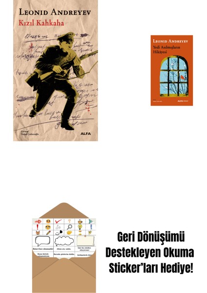 Kızıl Kahkaha + Yedi Asılmışların Hikâyesi + Okuma Sticker'ları